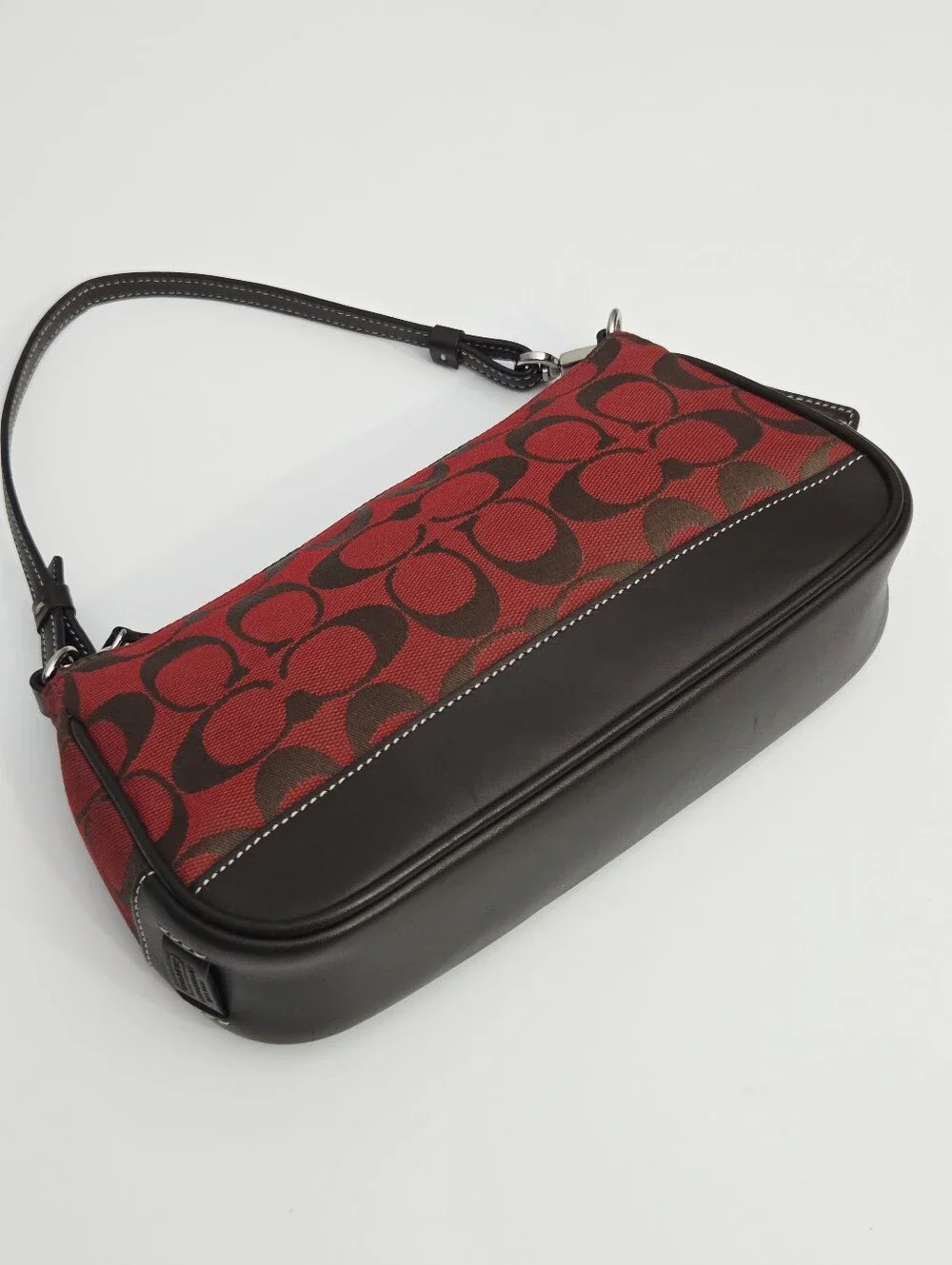 LIKE NEW VINTAGE Y2K COACH DEMI RED SIGNATURE C BAG 9064